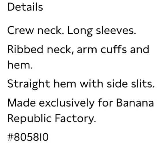 Banana Republic Relaxed  Fit Raglan Pullover Sweater - Picture 4 of 10